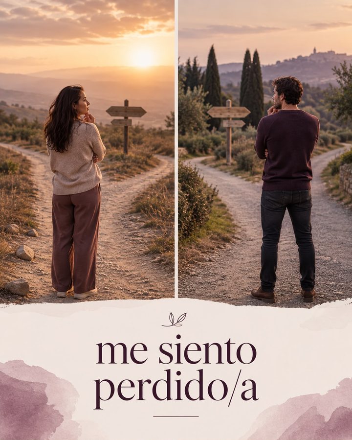 me siento perdido/a
