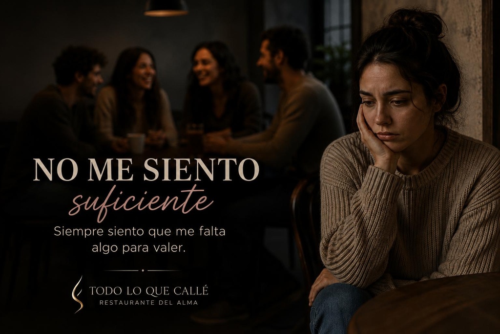 No me siento suficiente