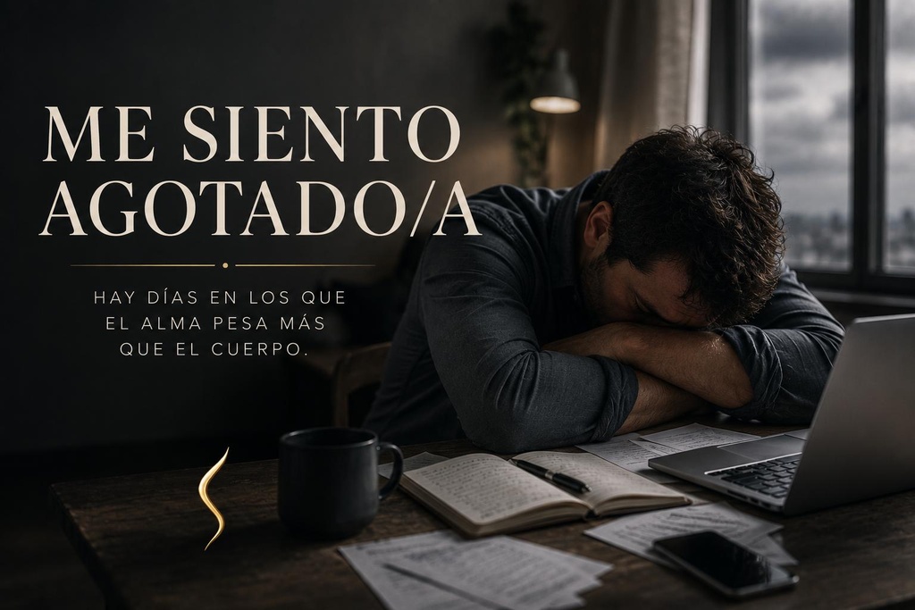 Me siento agotado/a