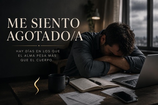 Me siento agotado/a